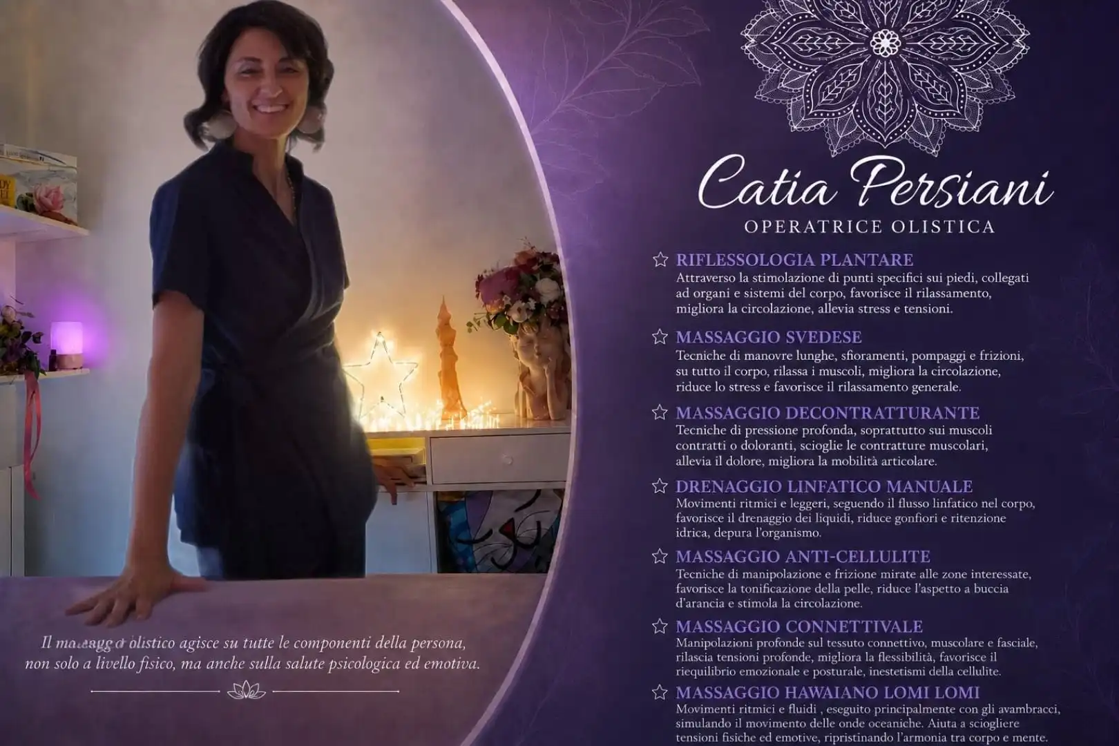 Catia Persiani - Operatrice Olistica del Massaggio