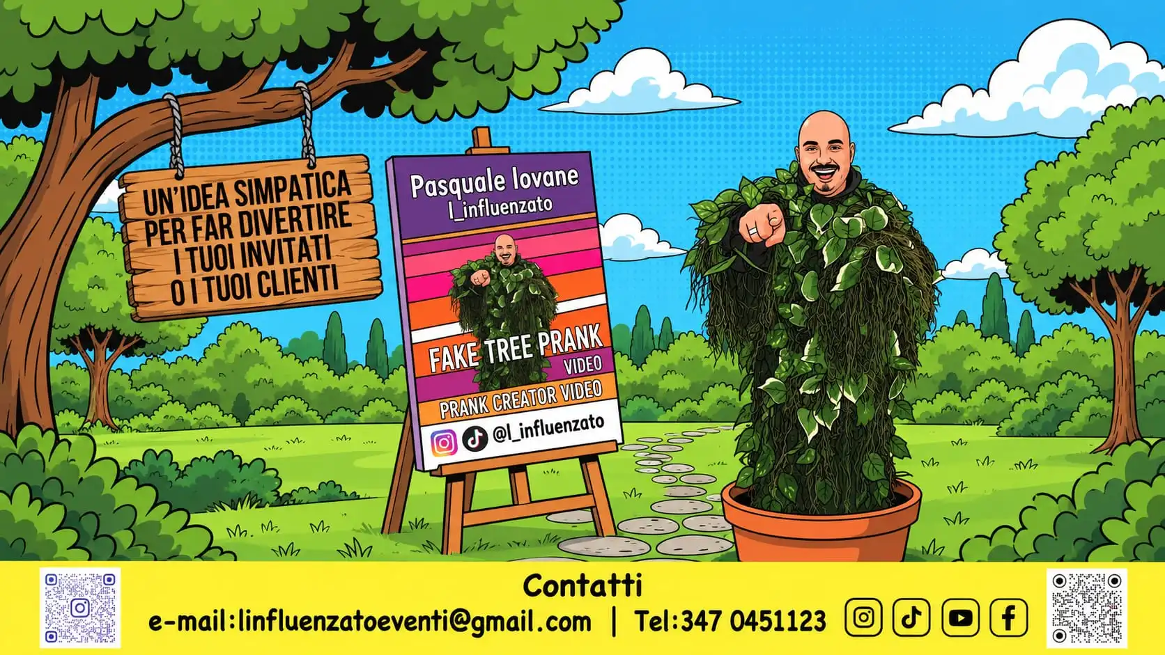Fake Tree Prank - L'influenzato